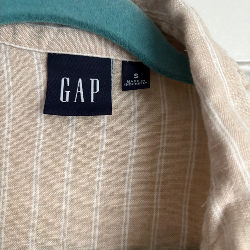 GAP Linen blend midi shirt dress - Picture 6 of 8
